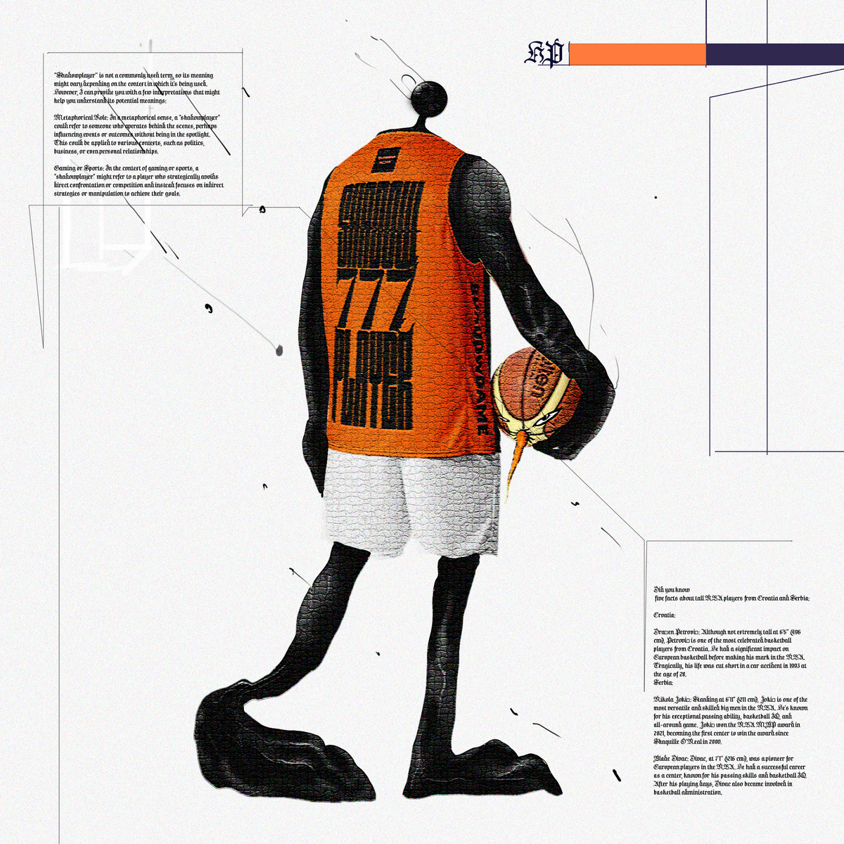 SHADOWPLAYER Shadowman jersey by Tea Strazicic, view 7