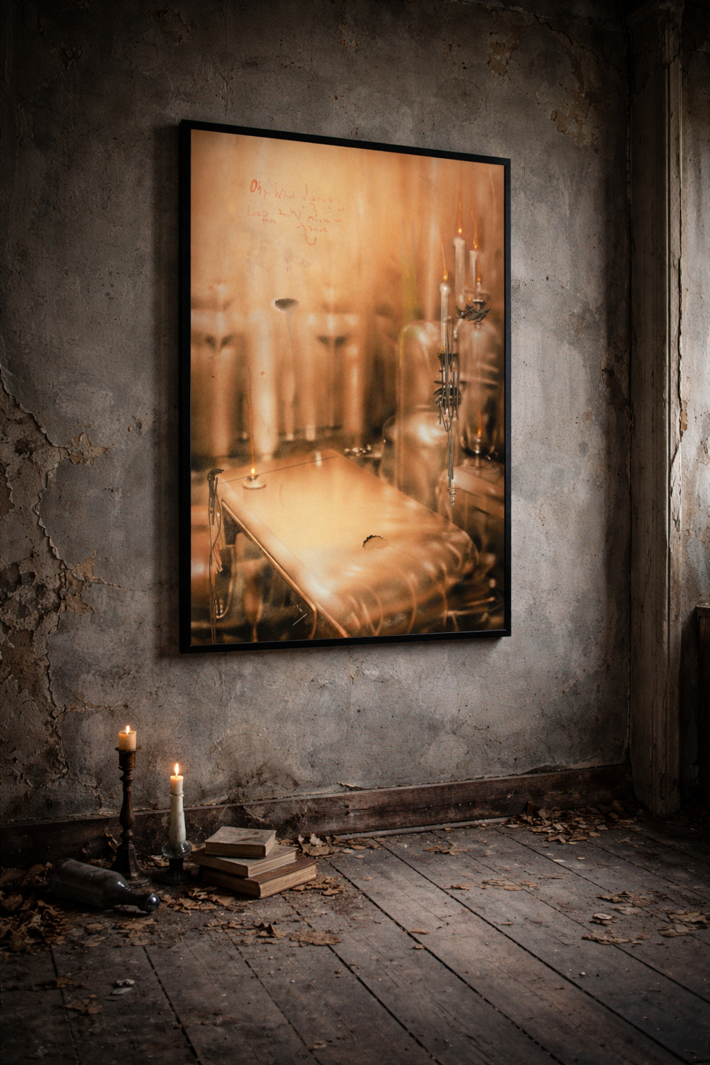 Shade room melting, Large art print