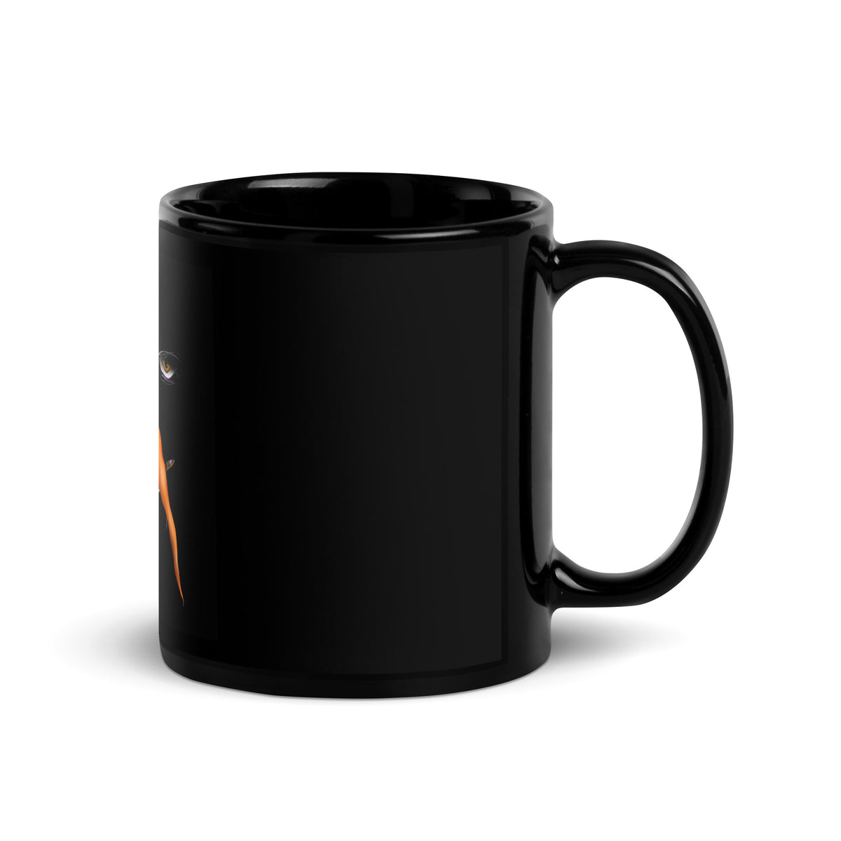 Shadowman mug by Tea Strazicic, handle on the right