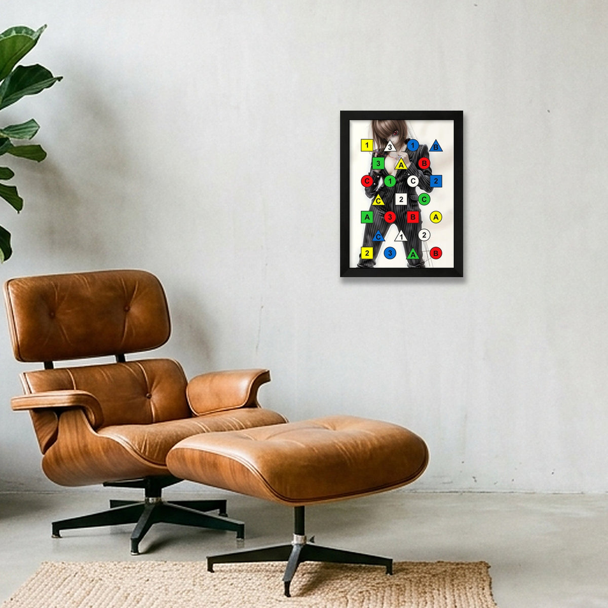 Biz Locked — A4 (21×30cm, 8×12") Black Frame