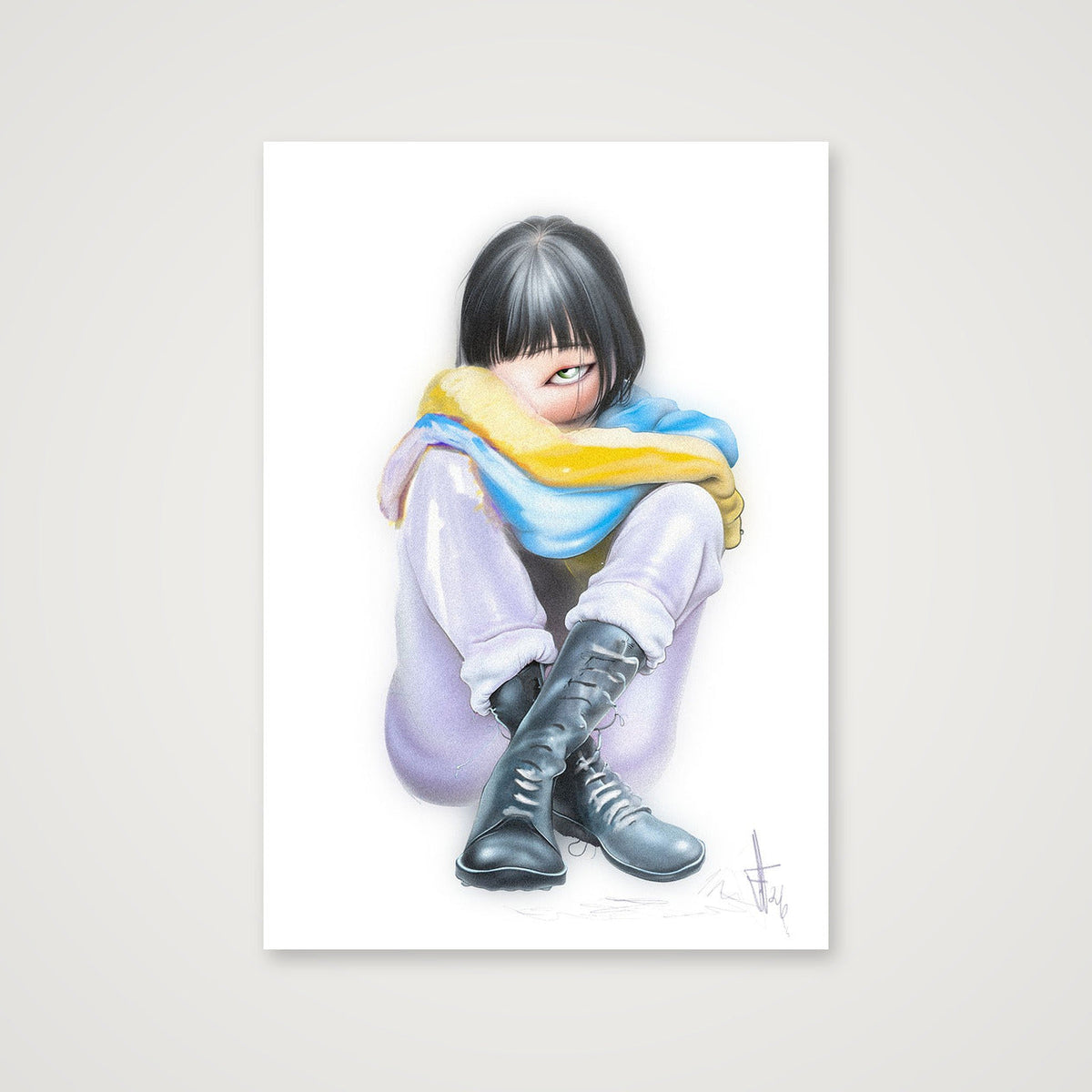 Closed — 70×100cm, 28×39" Print only