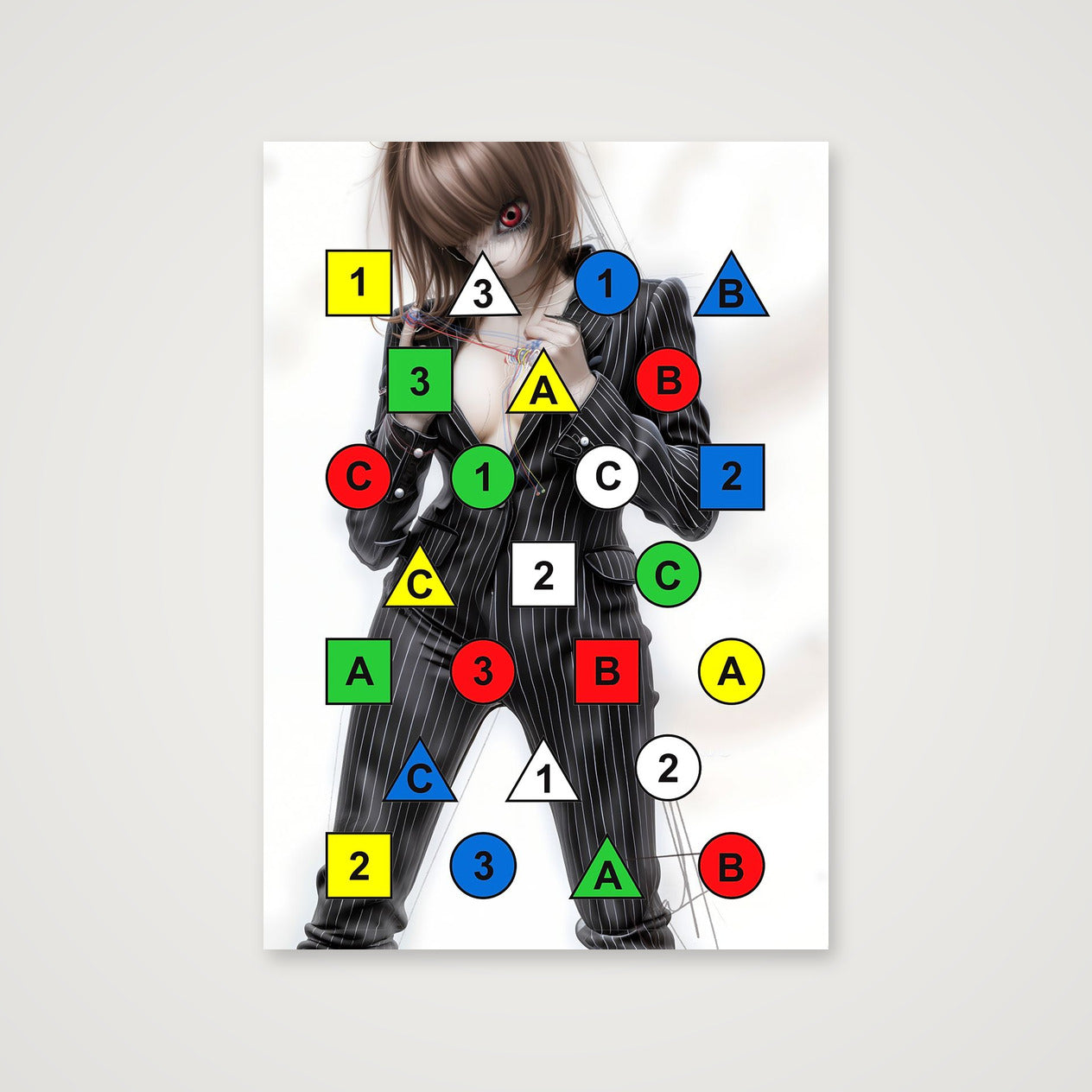 Biz Locked — 70×100cm, 28×39" Print only