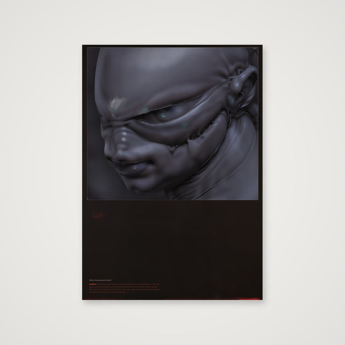 Graywalker xeno poster 004 — A4 (21×30cm, 8×12") Print only