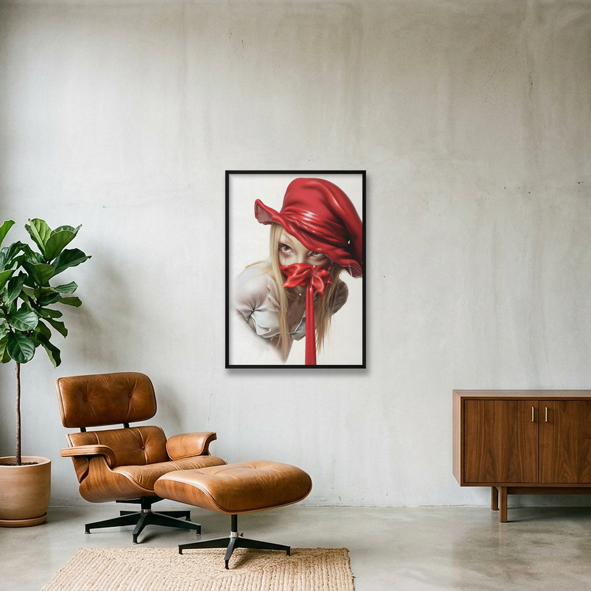 Joanka — 70×100cm, 28×39" Black Frame