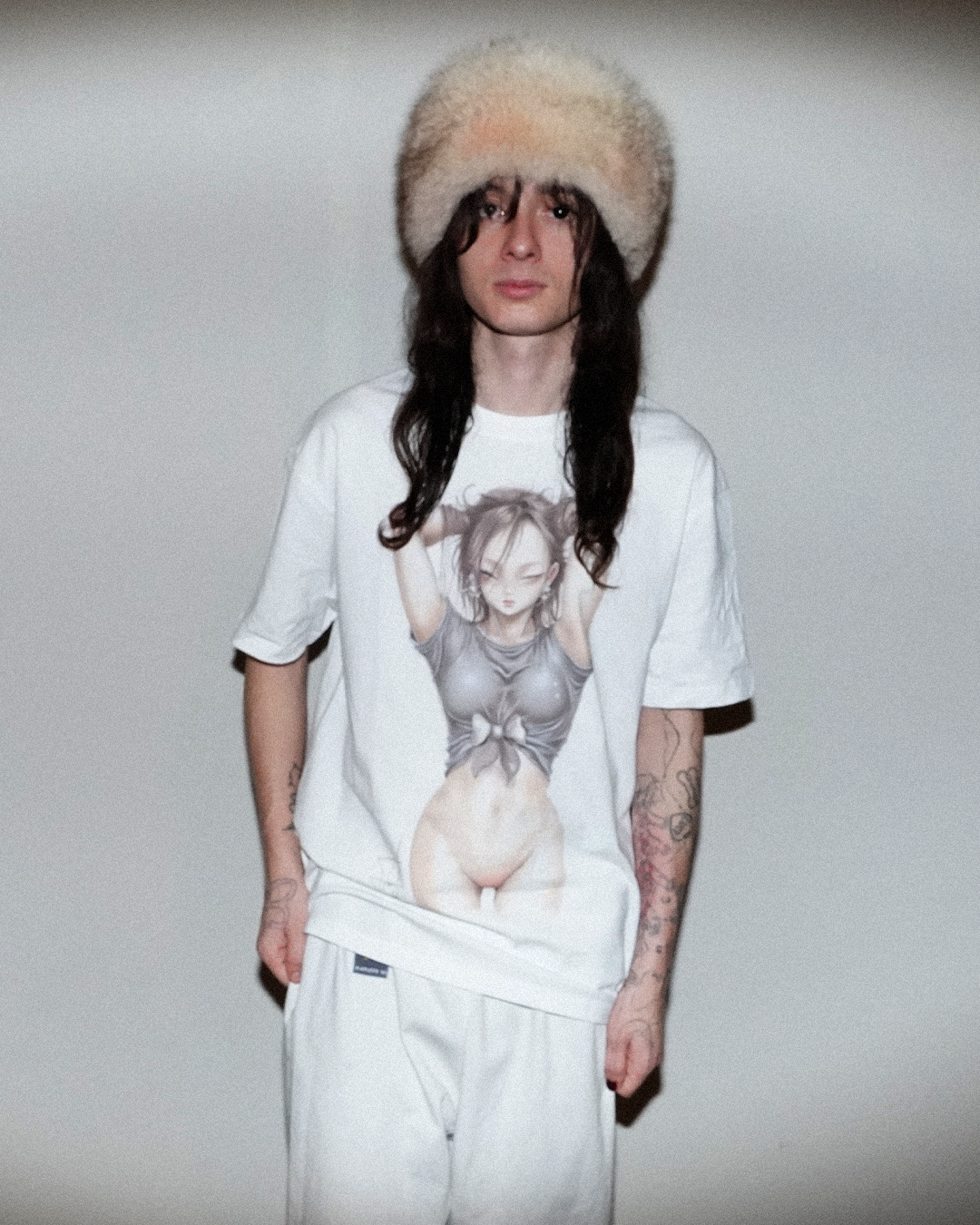 1. Kiki Roland + Nourse With Wound Loose Drop Shoulder T-Shirt (100% cotton)