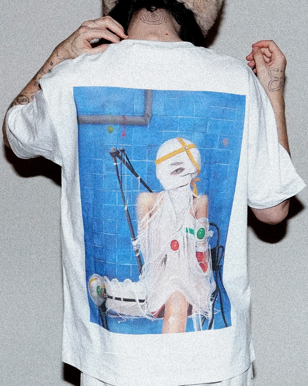 1. Kiki Roland + Nourse With Wound Loose Drop Shoulder T-Shirt (100% cotton)