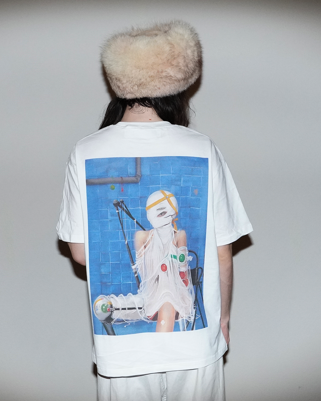 1. Kiki Roland + Nourse With Wound Loose Drop Shoulder T-Shirt (100% cotton)