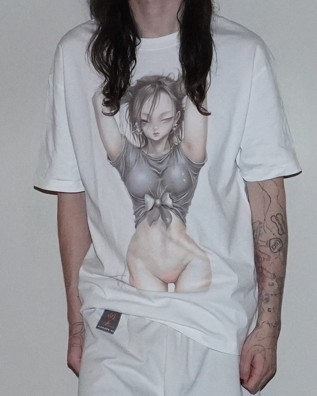 1. Kiki Roland + Nourse With Wound Loose Drop Shoulder T-Shirt (100% cotton)