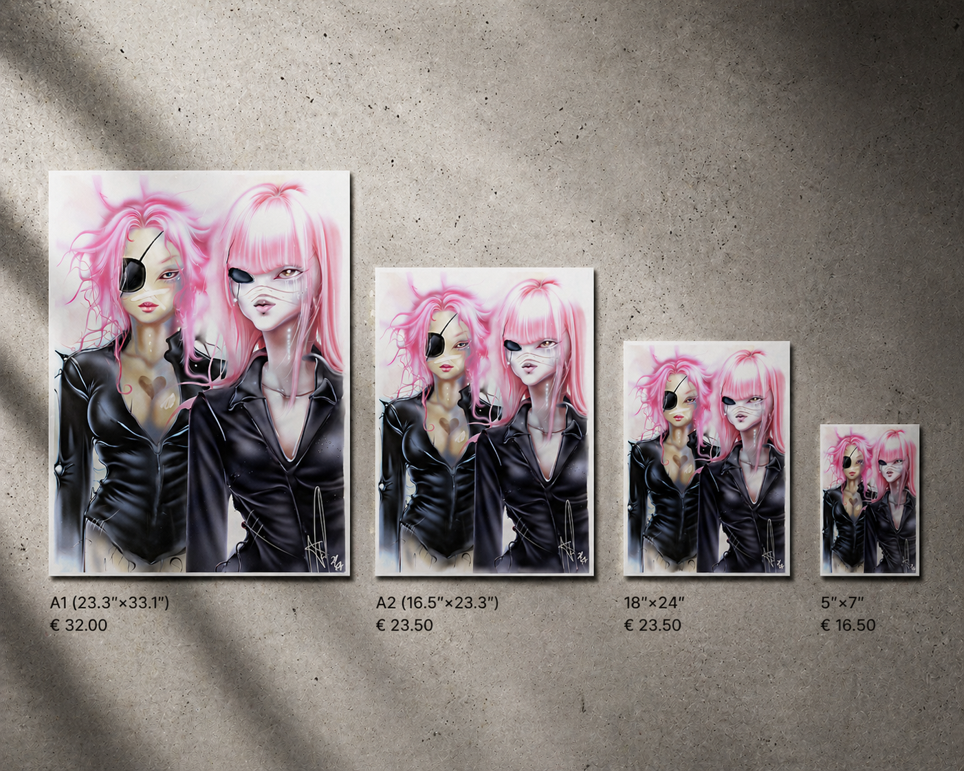 Pink Shadeladies  Posters