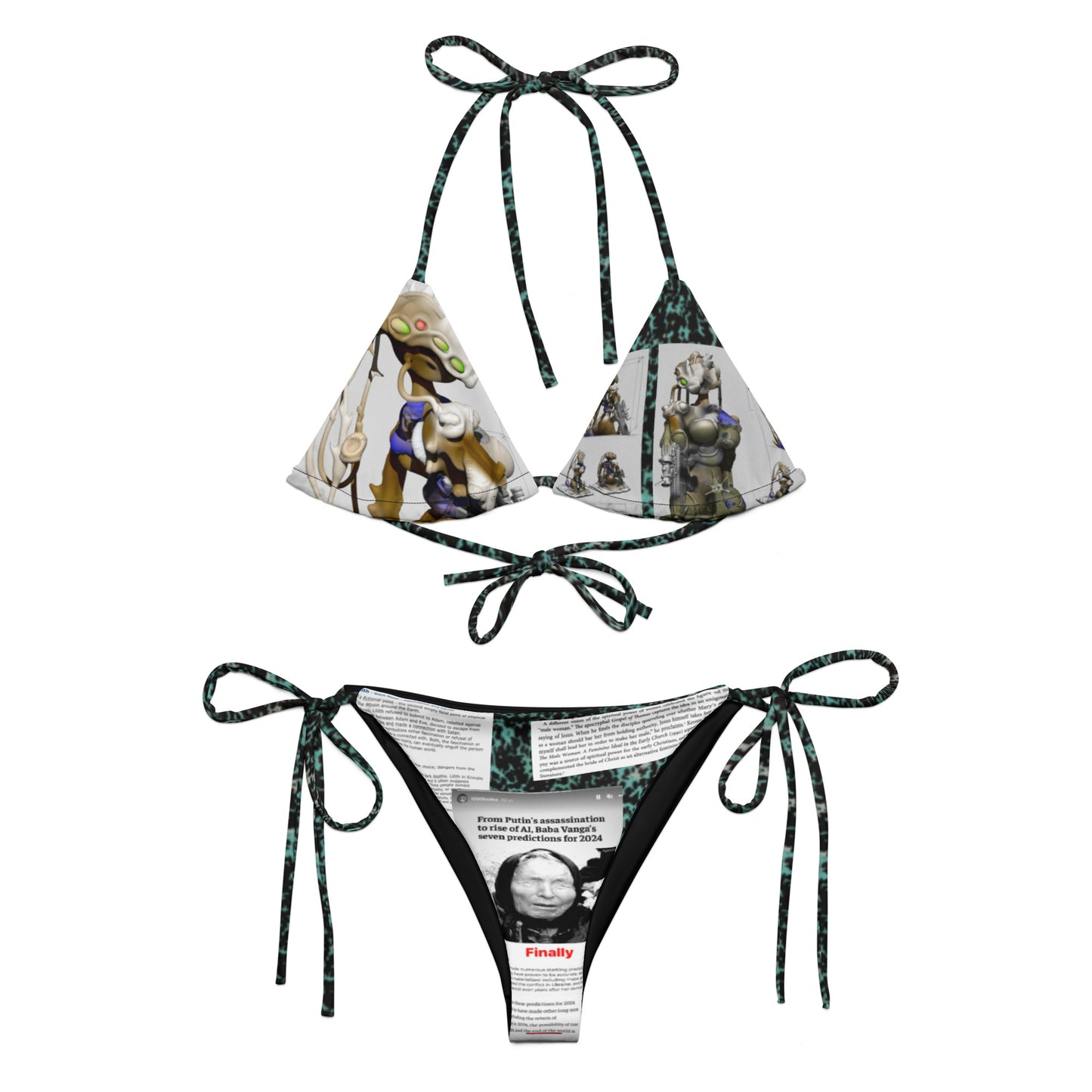 ARMAGEDDON BABA VANGA SCRAPBOOK BIKINI