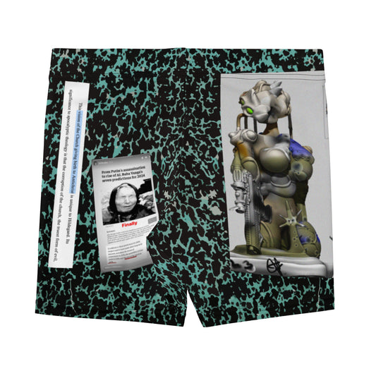 ARMAGEDDON BABA VANGA SCRAPBOOK SHORTS