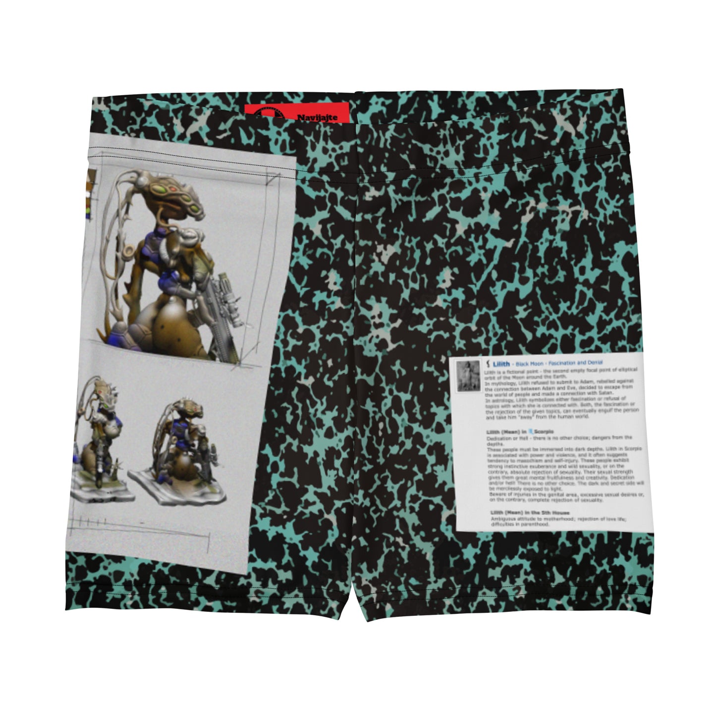 ARMAGEDDON BABA VANGA SCRAPBOOK SHORTS